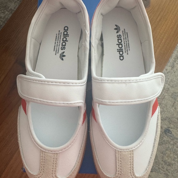 adidas Samba Kids Sneakers White and Pink - Picture 4 of 5